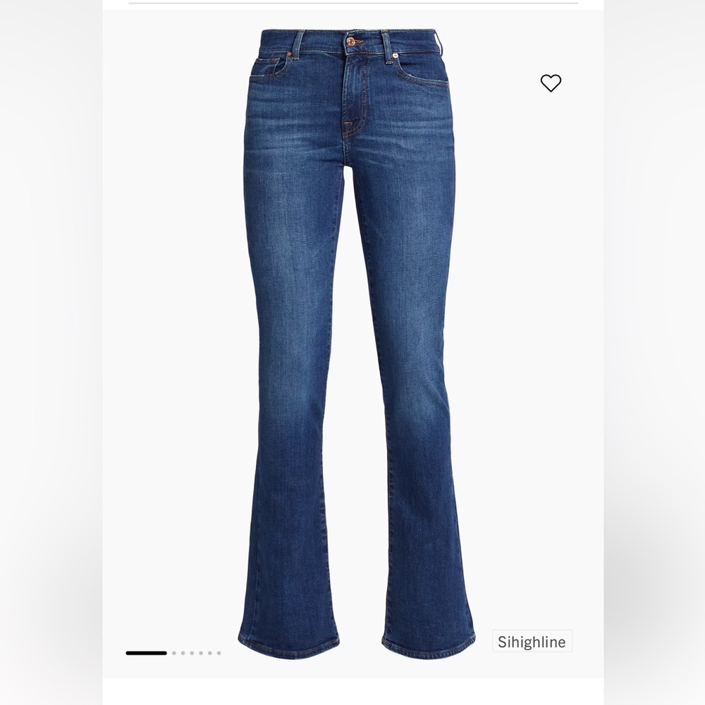 7 for all mankind flattering stretch bootcut jeans